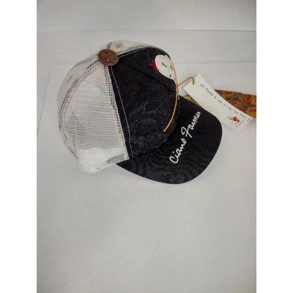 Ciano Farmer Baseball Hat Asian Embroidery Mesh Snapback Truckers Samurai - Picture 4 of 15